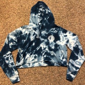 Sand cloud cropped hoodie